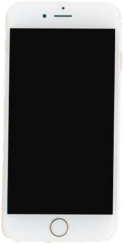 Cut Out Photo of a White Cellphone